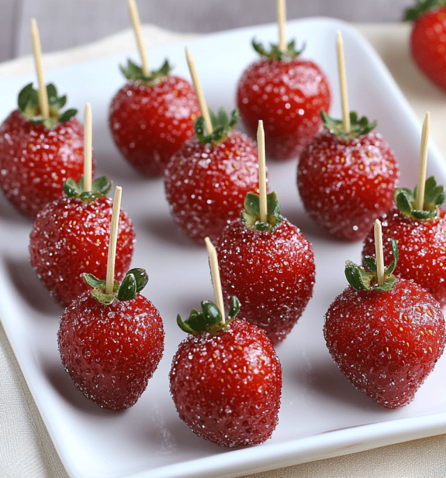 Candied Strawberries