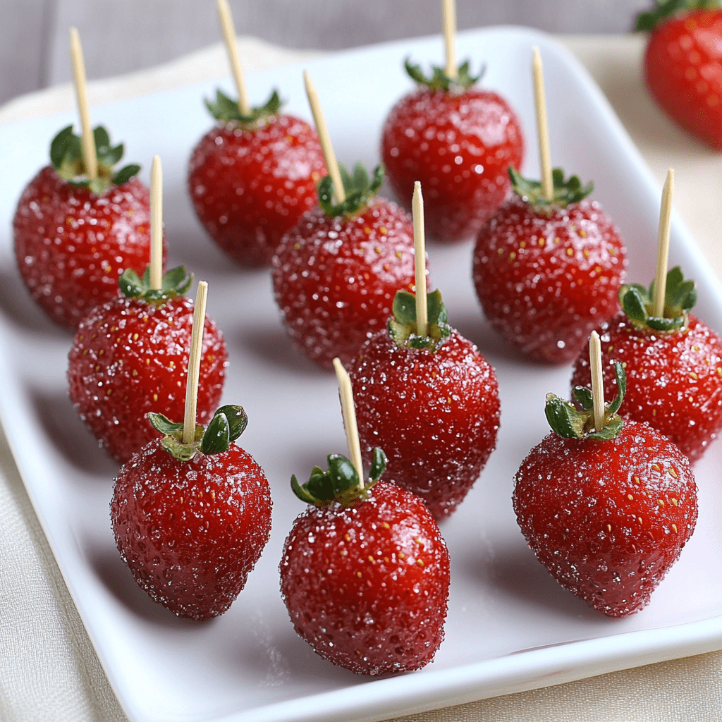 Candied Strawberries
