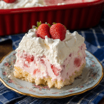 Strawberry Angel Food Cake