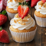 Strawberry Crunch Cupcakes
