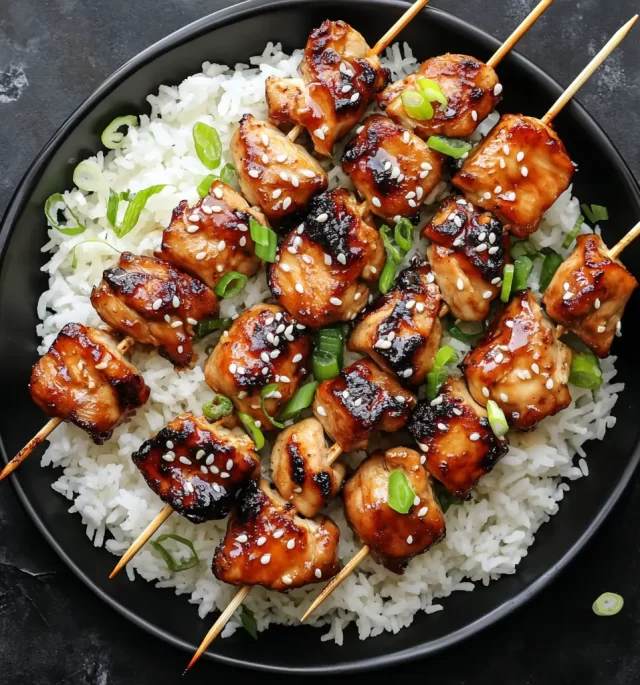 Teriyaki Chicken Skewers