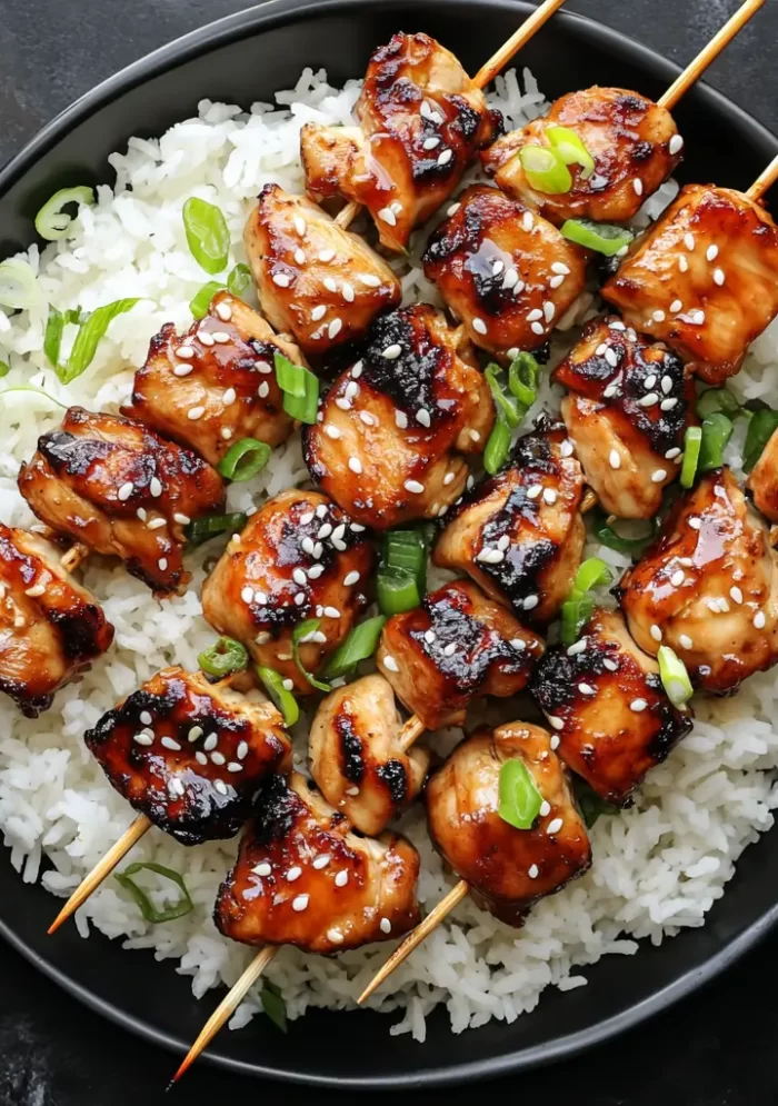 Teriyaki Chicken Skewers