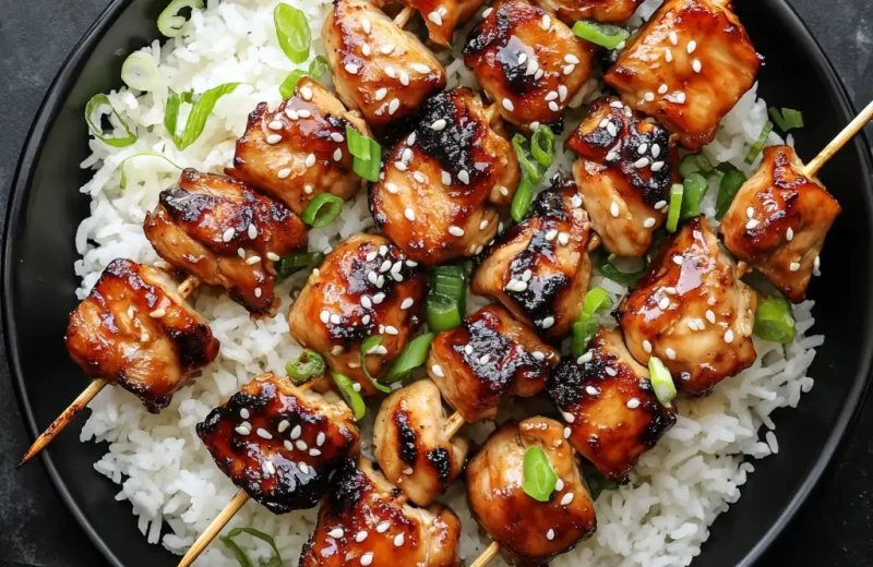 Teriyaki Chicken Skewers