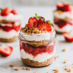 High Protein Cheesecake Jars