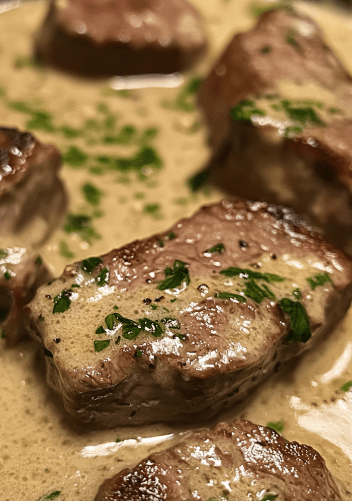Creamy Garlic Steak