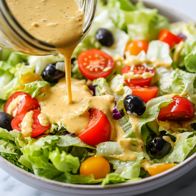 Olive Garden-Inspired Salad Dressing