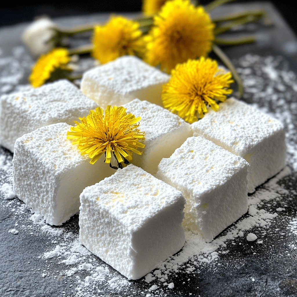 Dandelion & Honey Marshmallows (No Corn Syrup!)