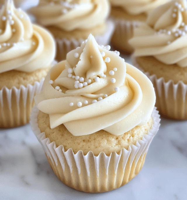 Best-Ever Vanilla Cupcakes