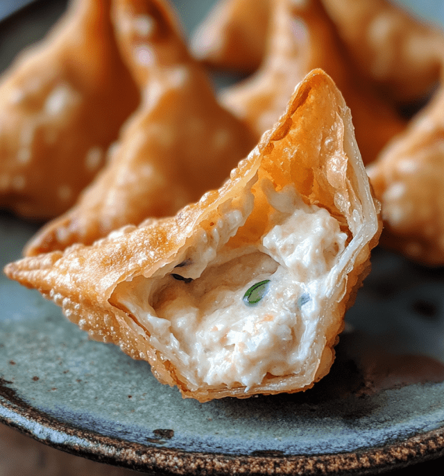 Air Fryer Crab Rangoon