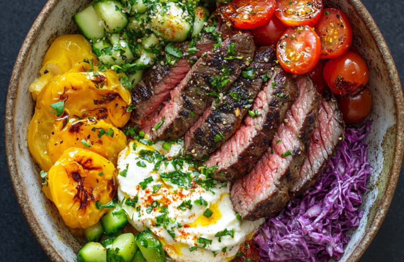 Mediterranean Steak Bowls