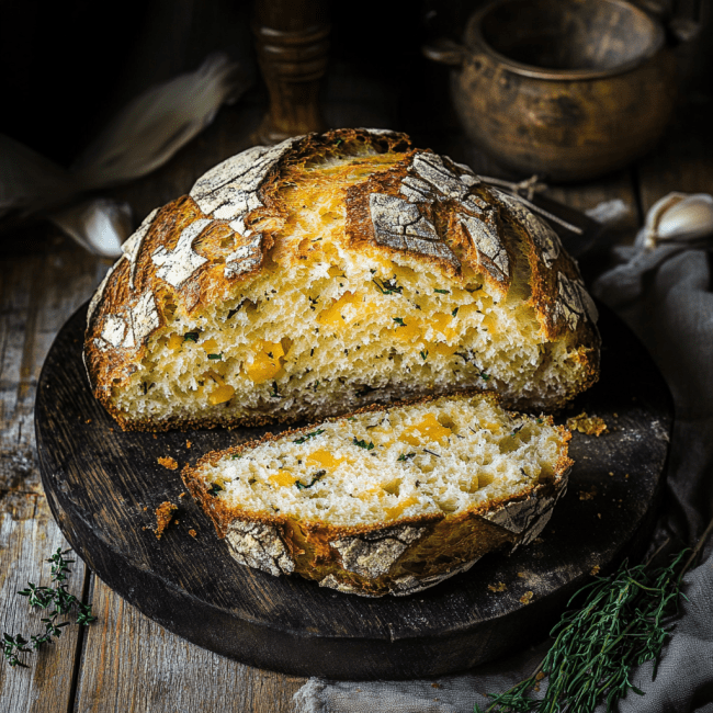 Cheddar & Herb Soda Bread