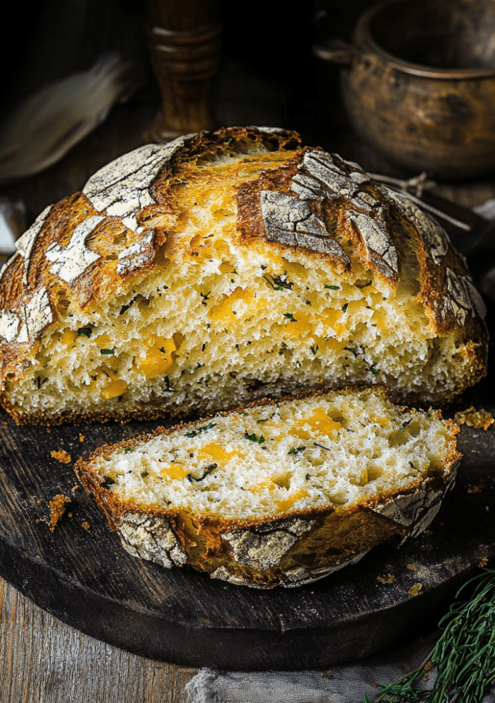 Cheddar & Herb Soda Bread