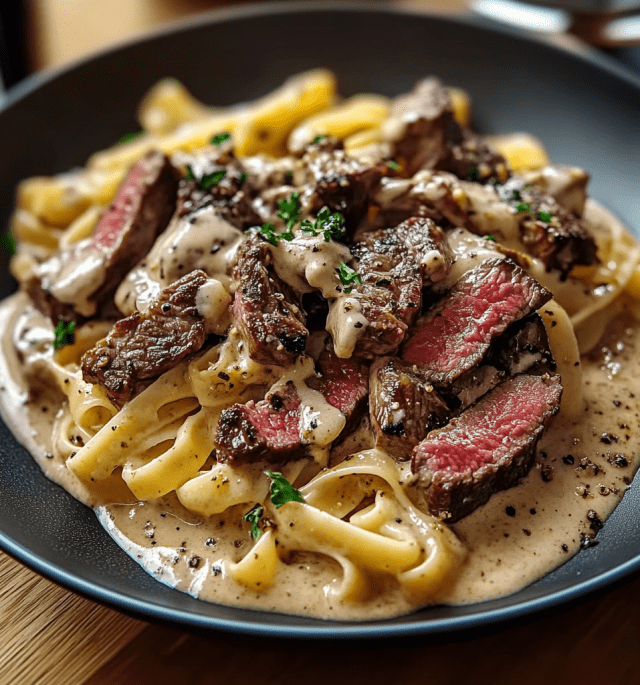 Creamy Steak Pasta