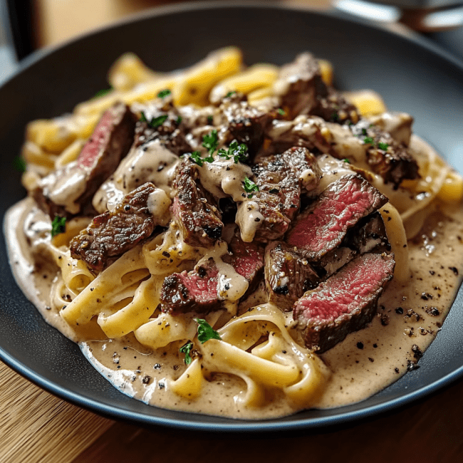 Creamy Steak Pasta