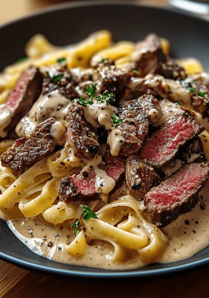 Creamy Steak Pasta