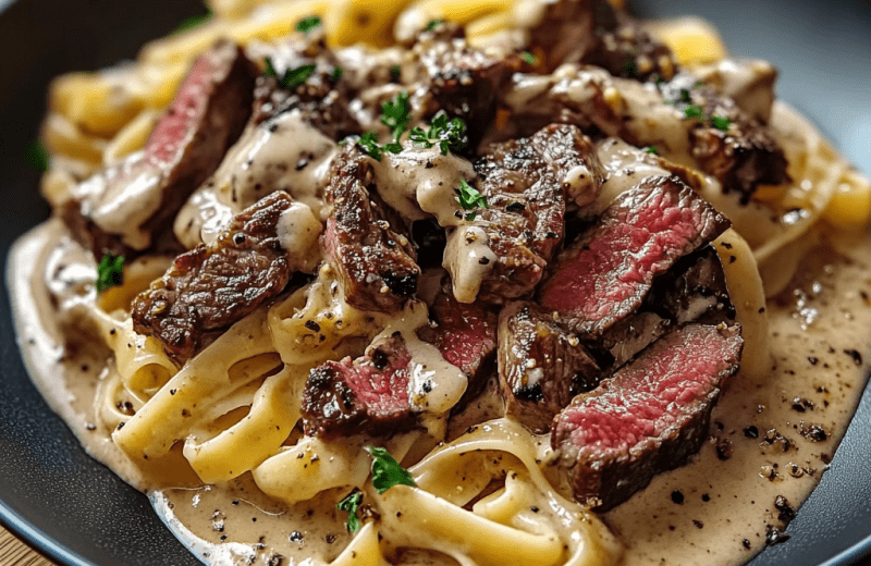 Creamy Steak Pasta
