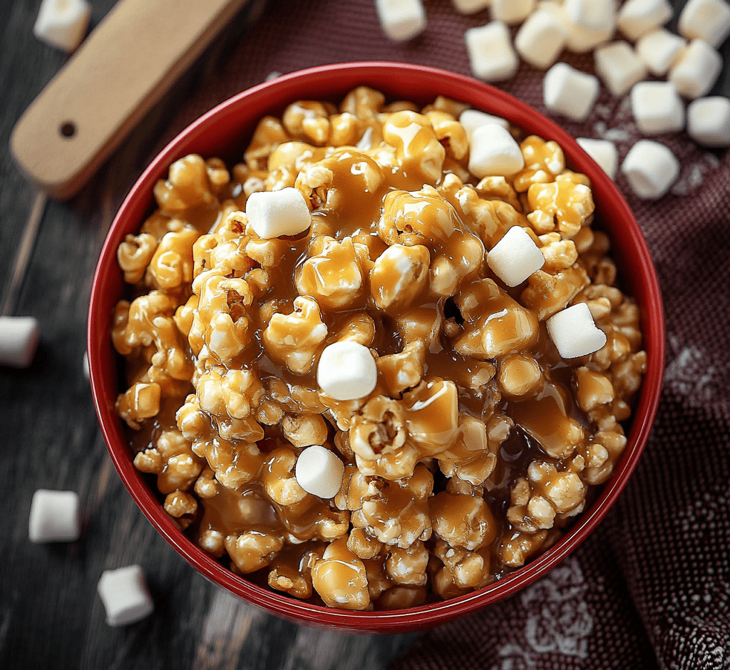 Marshmallow Caramel Corn