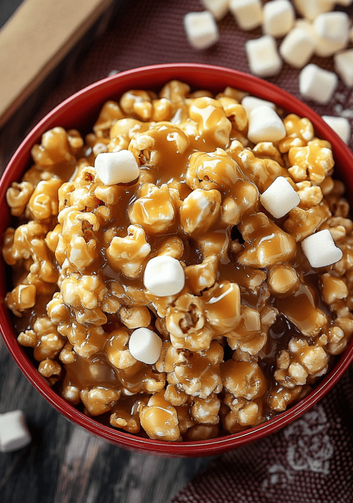 Marshmallow Caramel Corn