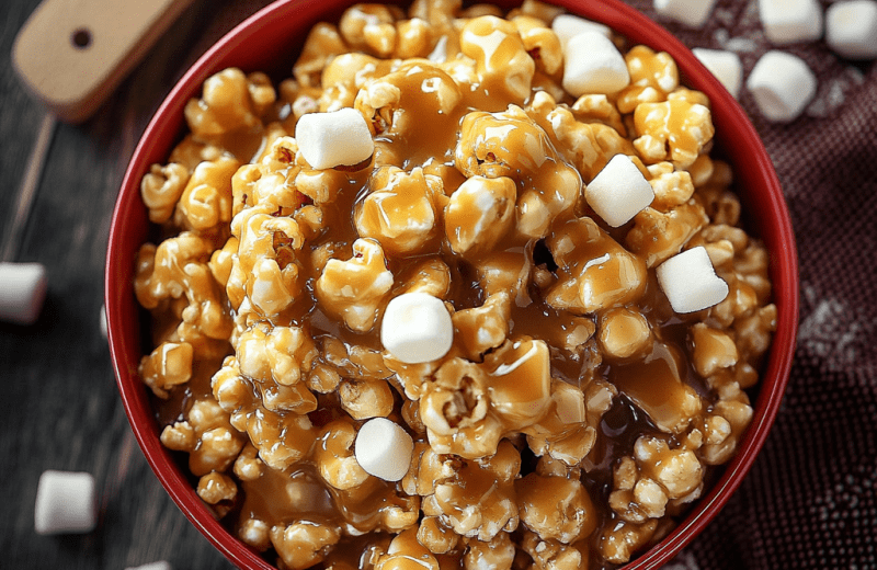 Marshmallow Caramel Corn