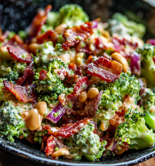 Easy Broccoli Bacon Salad Recipe