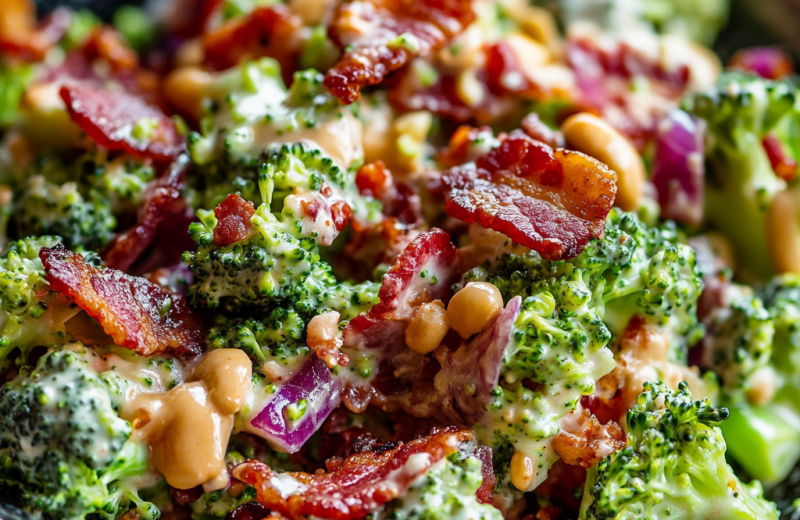 Easy Broccoli Bacon Salad Recipe