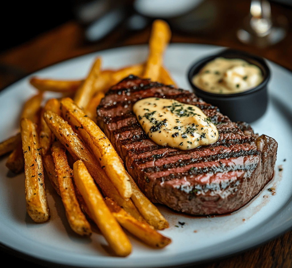 Steak Frites With Garlic Butter