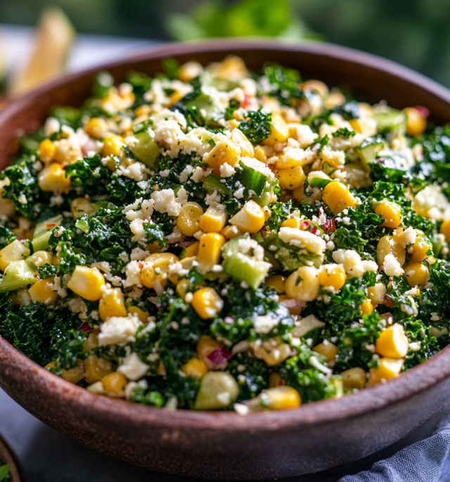 Mexican Street Corn Kale Salad