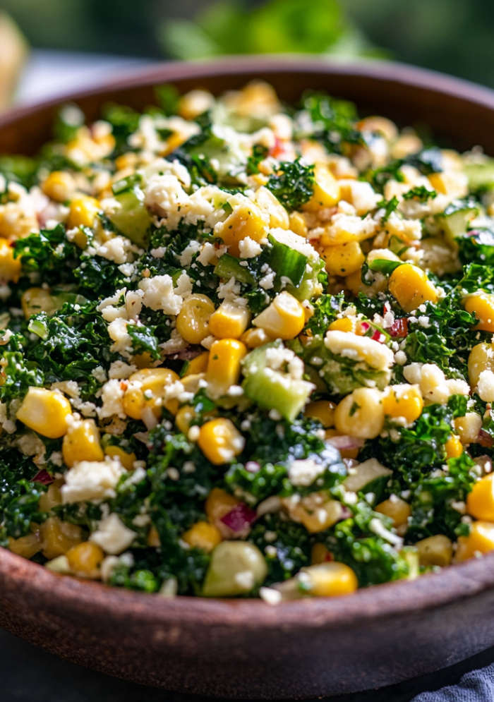 Mexican Street Corn Kale Salad