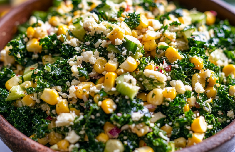 Mexican Street Corn Kale Salad