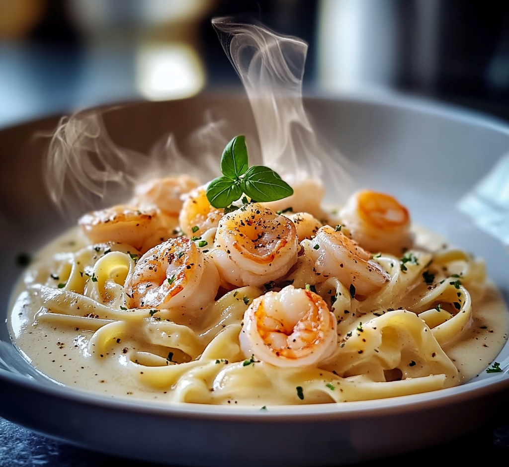 Shrimp Fettuccine Alfredo