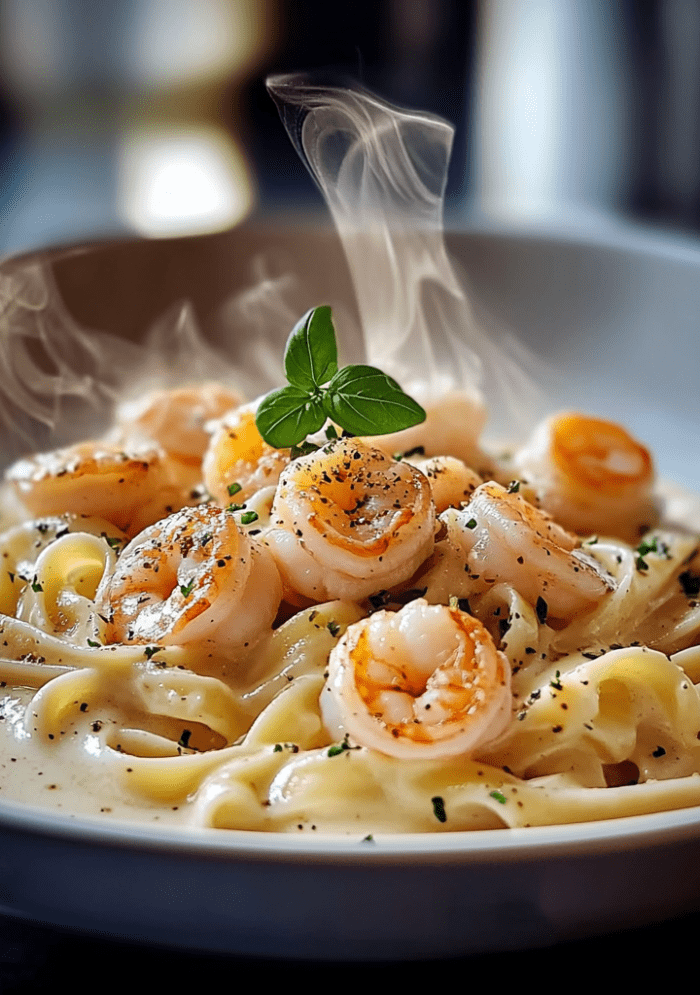 Shrimp Fettuccine Alfredo