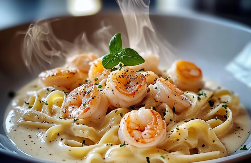 Shrimp Fettuccine Alfredo
