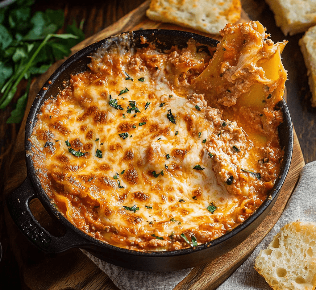 Cheesy Lasagna Dip Recipe