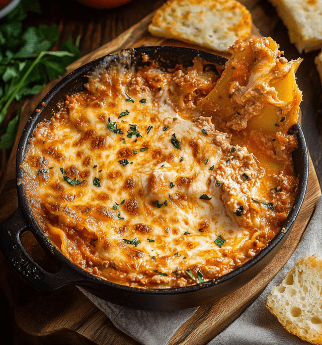 Cheesy Lasagna Dip Recipe
