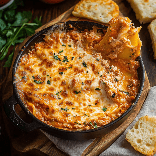 Cheesy Lasagna Dip Recipe
