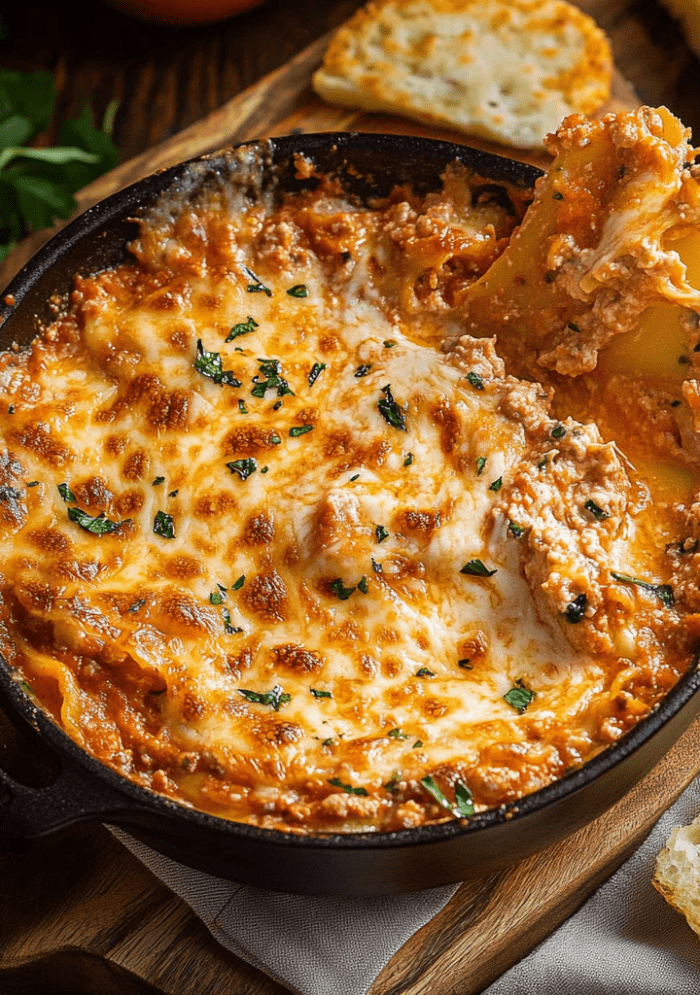Cheesy Lasagna Dip Recipe