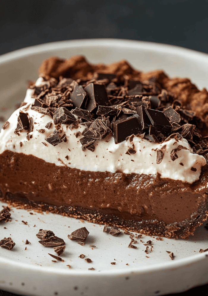 No-Bake Chocolate Pudding Pie