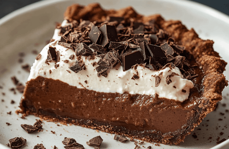 No-Bake Chocolate Pudding Pie