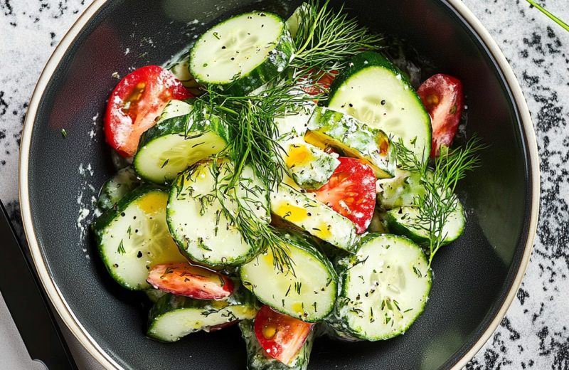 Creamy Cucumber Dill Salad