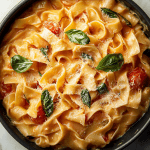 Creamy Tomato Basil Pasta Recipe