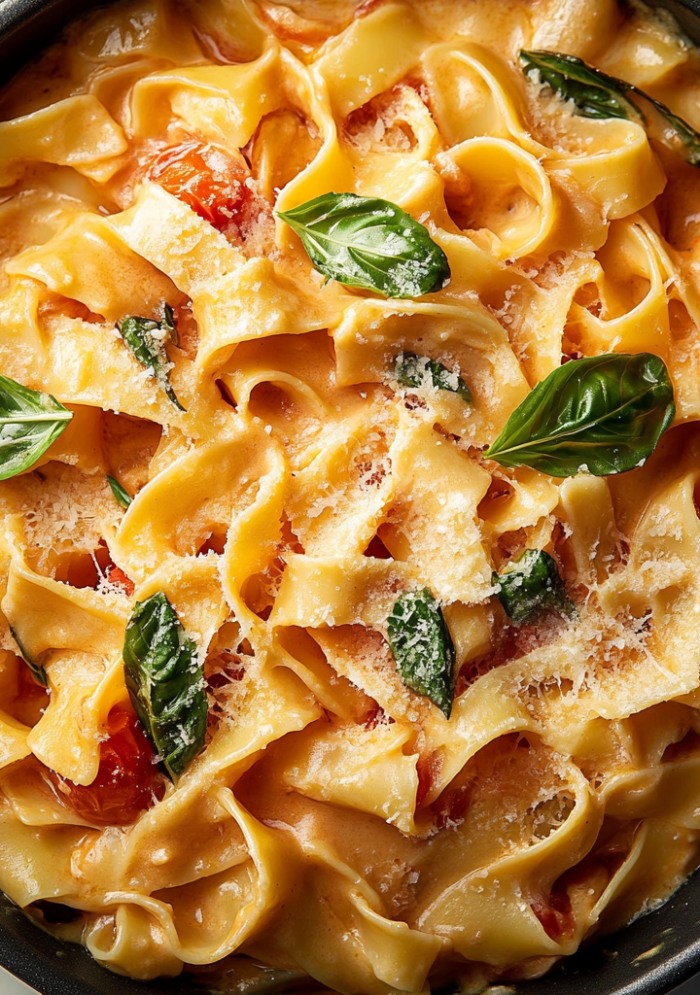 Creamy Tomato Basil Pasta Recipe