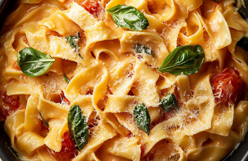 Creamy Tomato Basil Pasta Recipe