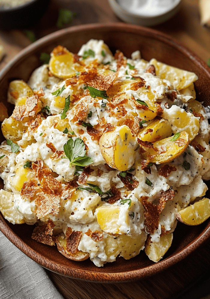 Crispy Smashed Potato Salad Recipe