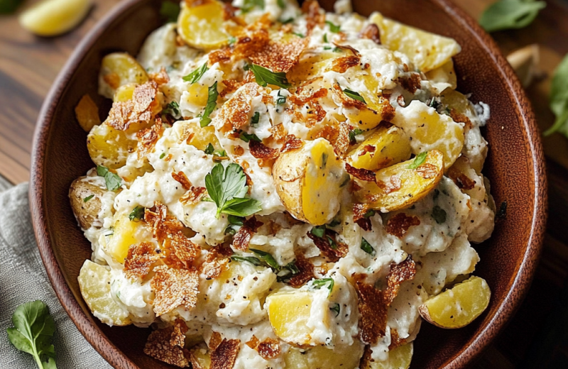 Crispy Smashed Potato Salad Recipe