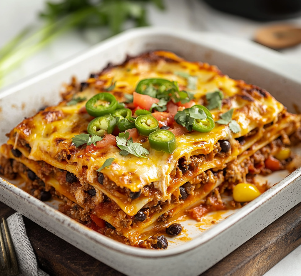 Easy Mexican Lasagna Recipe