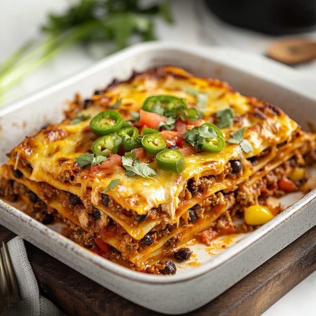 Easy Mexican Lasagna Recipe