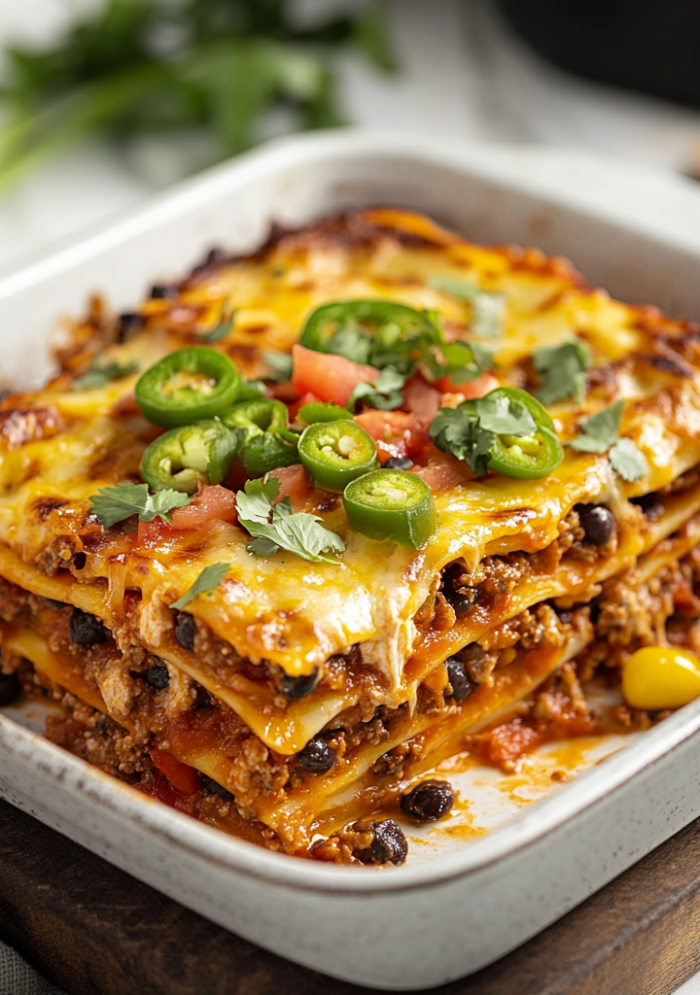 Easy Mexican Lasagna Recipe