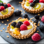 Breakfast Fruit Tarts with Granola Crust