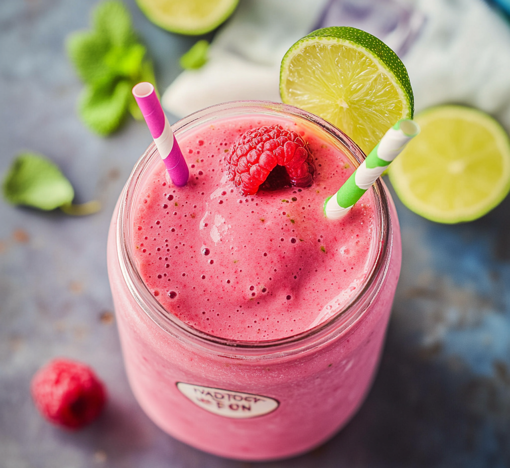 Raspberry Lime Smoothie