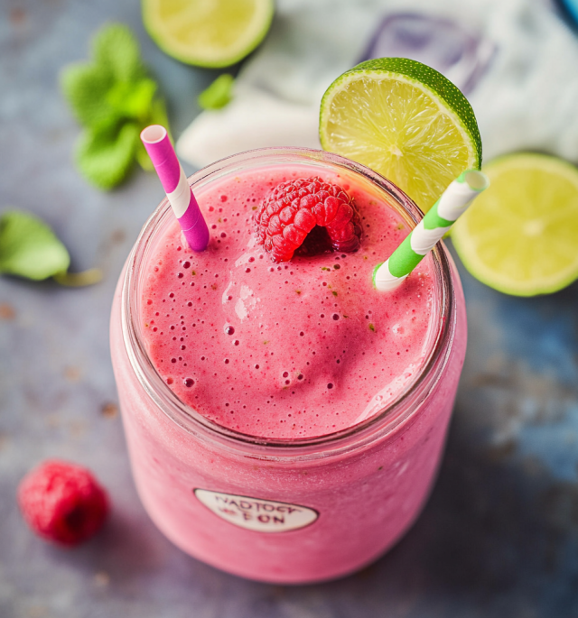 Raspberry Lime Smoothie